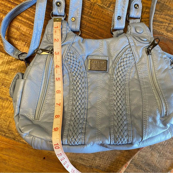 Jingpin Piju Geniune Leather Handbag blue - Picture 7 of 10